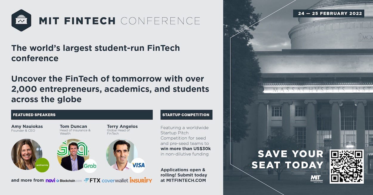 MIT FinTech Conference 2022 — FINTECHNA